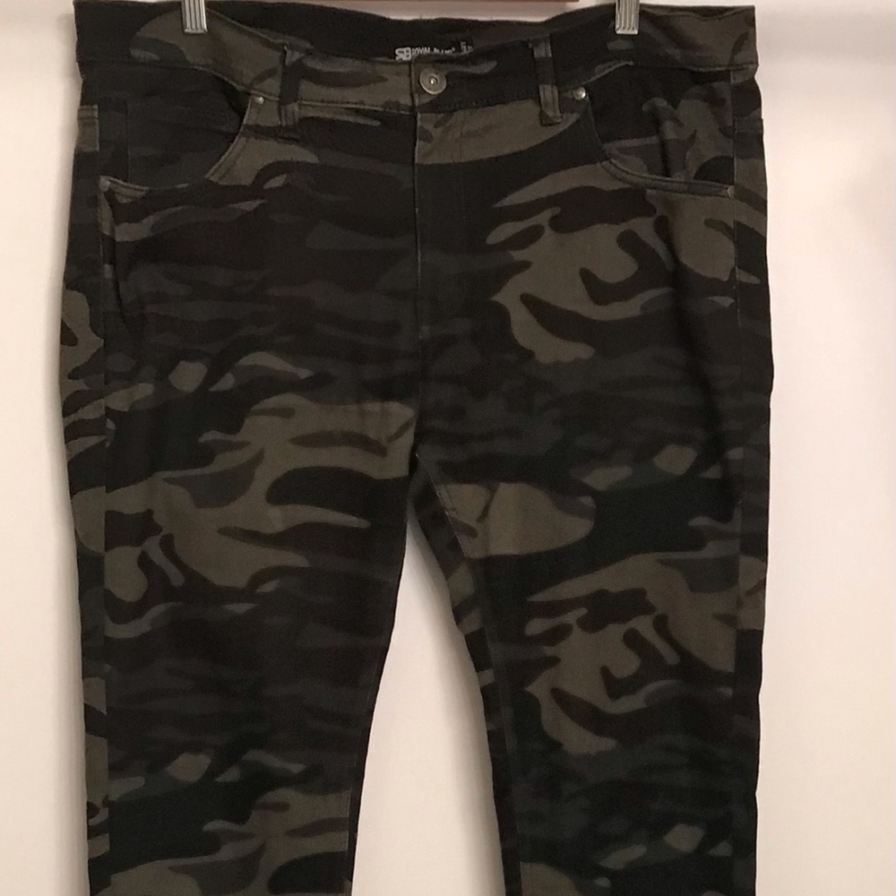 Royal Blue Camouflage Premium Jeans Men’s